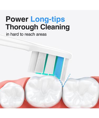 Replacement Toothbrush Heads for Philips Sonicare C2 C1 4100 C3 - 8 Pack Black Electric Brush Heads Compatible with Sonicare - Buy Online on GoSupps.com