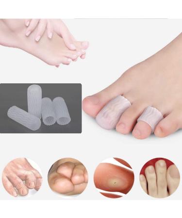 10 Pcs Silicone Toe Protectors for Pain Relief and Friction Reduction - Buy Online on GoSupps.com