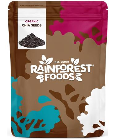 Rainforest Foods Organic Chia Seeds 900g 900 g (Pack of 1)