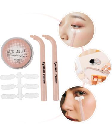 Beatifufu 1 Set Eye Makeup Aid Lower Eyelash Makeup Tool Lower Lashes Stamp for Women Makeup Tools Lower Eyelash Stamps Eyelash Stencil for Makeup Eyelash Stamp for Beginner 12.00X3.50X2.50CM - Buy Online on GoSupps.com