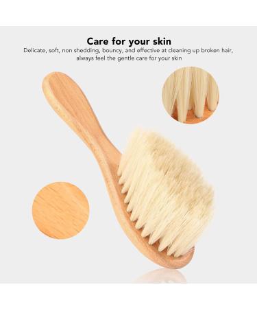 Professional Hairdresser Neck Dust Brush & Towel Set - Soft Durable Wooden Handle for Easy Hair Removal - Buy Online on GoSupps.com