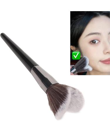 Soft Hair Face Shadowing Brush L Size Perfect Fitting Heart Shaped Makeup Brush for Delicate Look ABS - Buy Online on GoSupps.com