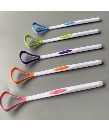 EBSBAG 5pcs Soft Silicone Tongue Scraper - Clean Mouth Brush for Oral Health | Random Color | International Shipping Available - Buy Online on GoSupps.com