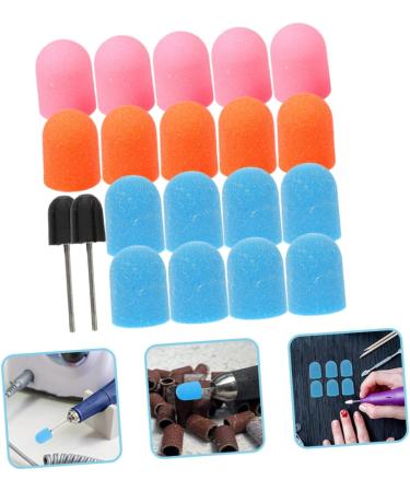 Mikinona 3 Sets Nail Art Polishing Caps Electric Nail File Accessory Drill Bits Manicure Pedicure Sanding Caps Nail Art Mmxmm Sanding Bands - Buy Online on GoSupps.com