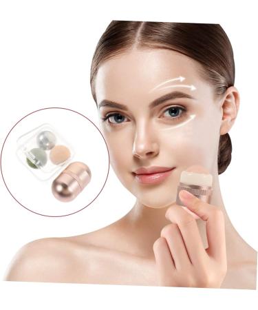 Volcanic Stone Ball Jade Roller - Facial Massager & Cooling Tool | Pink 4.5x2.6cm - International Shipping Available - Buy Online on GoSupps.com