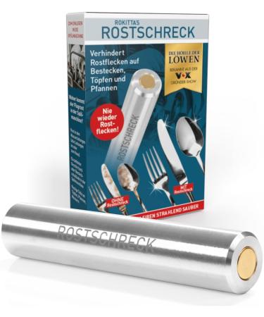 Rokitta's Rostschreck - rust magnet against flight grost in the dishwasher - known from: The L wen cave |Prevents rust stains ensures radiant dishes pots and pans without any chemistry