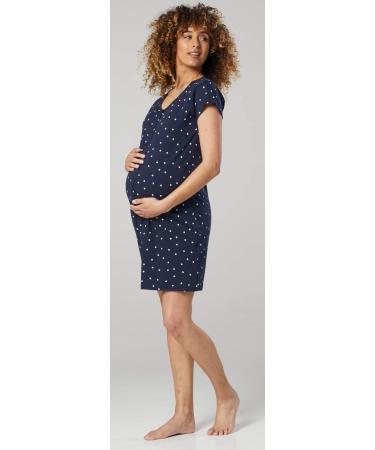 Zeta Ville Maternity Nursing Nightie Robe Set - Navy Blue - Size 8 - Buy Online on GoSupps.com