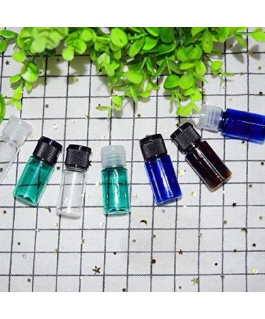 12 x 10ml Empty Plastic Bottles with Flip-Top Lid - Ideal for Softener Water Shower Gel & Emulsion - Black Lid - Buy Online on GoSupps.com