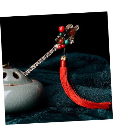 Mikinona Hairpin Vintage Decor Chinese Vintage Hair Clips Chinese Hair Chopstick Chinese Hair Accessories Hair Bun Stick Hanfu Hair Sticks Chinese Hair Forks Classic Alloy Woman Metal - Buy Online on GoSupps.com