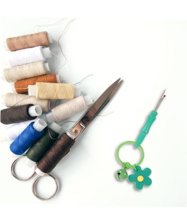 SHINEOFI 4pcs Seam Ripper Key Rings Keychain Key Fob Sewing Thread Sewing Remover Clothing Needle Puller - Buy Online on GoSupps.com