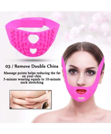Face Slimming Mask Silicone V-line Breathable Facial Lift Up Belt Double Chin Reducer Bandage Anti Wrinkle Mask Ultra-thin Strap Band V Face Shpae Belt Strap - Buy Online on GoSupps.com
