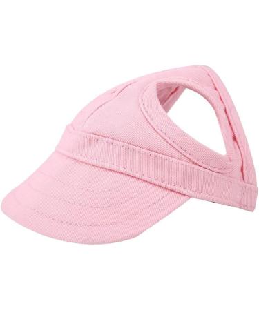 PSPSOP Eisable Dog Baseball Cap - Sun Protection Hat with Ear Holes for Outdoor Sports (Size S - Rosa) - Buy Online on GoSupps.com