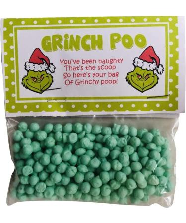 Grinch Poo Mini Millions Sweets Christmas Xmas Eve Box Santa Sweet Candy Bag Grinch poop - Buy Online on GoSupps.com
