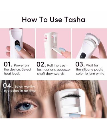 Fancii Heated Eyelash Curler - USB C Rechargeable Long-Lasting Curls Fast Heat Professional Tool for All Eye Shapes Safe & Gentle - Buy Online on GoSupps.com