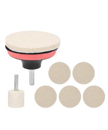 TEUOPIOE Car Windscreen Glass Scratch Remover Cerium Oxide Powder Polishing Kit Wheels Set Polish Pads - Buy Online on GoSupps.com