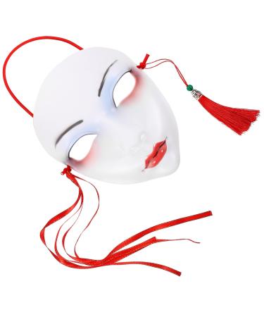 Imikeya evil cosplay frequisite beauty mask in Chinese style Chinese cosplay mask chinese cultural mask Halloween-cosplay costume protective mask Sweet Japan plastic woman fox