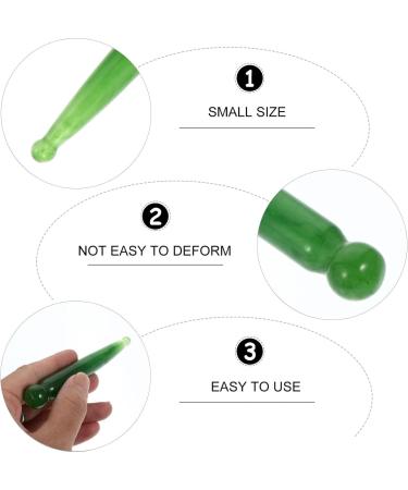 Healvian 2Pcs Manual Massage Pen & Gua Sha Tools - Facial Body Eye Neck & Back Massage Stick for Pain Relief - Buy Online on GoSupps.com