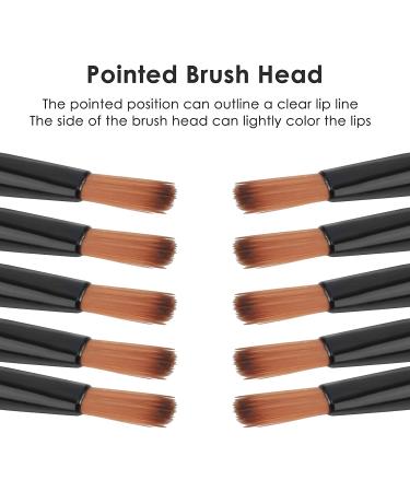 50Pcs/Set Disposable Lip Brushes - Lip Gloss Makeup Applicator Kit (Black) - Buy Online on GoSupps.com