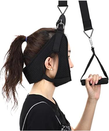 Premium Adjustable Hanging Neck Traction Kit - Cervical Care & Neck Correction Stretcher - Buy Online on GoSupps.com