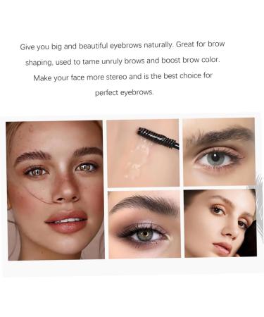 Healeved 6 Pcs Eyebrow Shaping Liquid - Eyebrow Setting Gel Eyebrow Makeup Balm Clear Brow Mascara Clear 1 count (Pack of 1) Transparent Colorx3pcs - Buy Online on GoSupps.com
