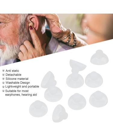 10PCs Hearing Aid Couplings | Silicone Earplugs & Accessories for Headphones (9mm) - Removable & Washable - Buy Online on GoSupps.com