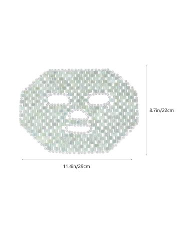 FRCOLOR Jade Facial Mask - Natural Anti-Aging Jade Stone Sleeping Eye Mask for Puffy Eyes & Dark Circles | Beauty Skincare Massage Tool - Buy Online on GoSupps.com