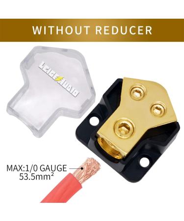 LEIGESAUDIO 2-Way Amp Copper Power Distribution Block for Car Audio Splitter (1Pack) - Buy Online on GoSupps.com