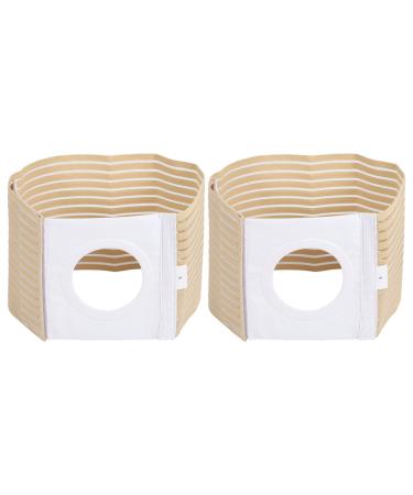 2X Ostomy Abdominal Belt Waist Support Wear on the Abdominal Stoma to Fix Bag and Prevent Parastomal Hernia (S)