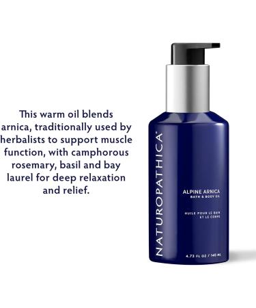 Naturopathica Alpine Arnica Bath & Body Oil | Daily Relief for Joint & Muscle Pain | Soothing Moisturizer for Men & Women | 4.7 fl oz - Shop Internationally - Buy Online on GoSupps.com