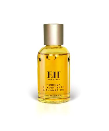 Emma Hardie Moringa Luxury Bath & Shower Oil Shower Oil and Body Oil With Grape Seed Oil Sweet Almond Oil and Orange Peel Oil Body Skin Care Products 50 ml