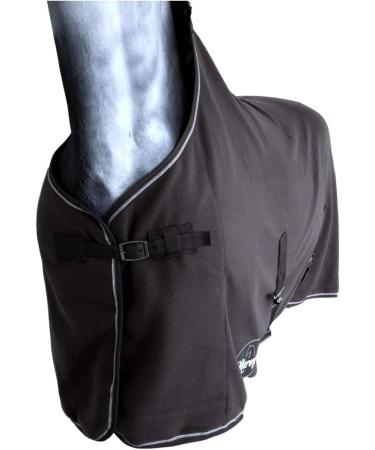 Marengos Economic Sweat Rug - Breathable Fleece Transport Blanket for Horses | Removable Cross Strap | Grey 115cm - Buy Online on GoSupps.com