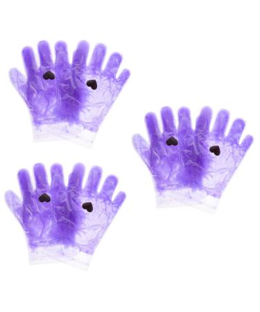 Healeved 3 Pairs Hand Wax Set Foot Wax Set Wax Comfortable Gloves Moisturizing Gloves Wax Bag Pebble Slippers Wax Insulated Cover Spa Paraffin Wax Sleeve Whitening Gel Glass