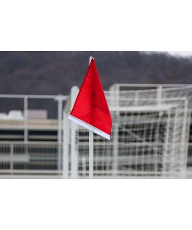 Kwik Goal Official Corner Flags - Set of 4 Red | Premium Soccer Equipment - Buy Online on GoSupps.com