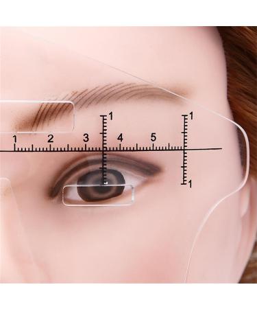 Eyebrow Stamp Shaping Kits Eyebrow Ruler Makeup Microblading Measuring Shaper Reusable Eyebrow Stencil Eyebrow Shaping Template - Buy Online on GoSupps.com
