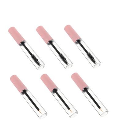 Outanaya 6pcs Eyeliner Stick Clear Gloss Lip Gloss Lip Gloss Tubes Empty Mascara Wand Wands Mini The Pet 1 g (Pack of 1) Pink