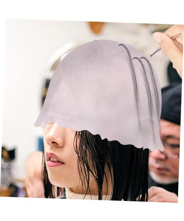 PLAFOPE Silicone Highlighter Cap Dye Caps Hair Dyeing Supply Silicone Highlight Hat Salon Silicone Cap Hair Highlighting Caps Hair Coloring Silicone Caps Hairdressing Supplies - Buy Online on GoSupps.com