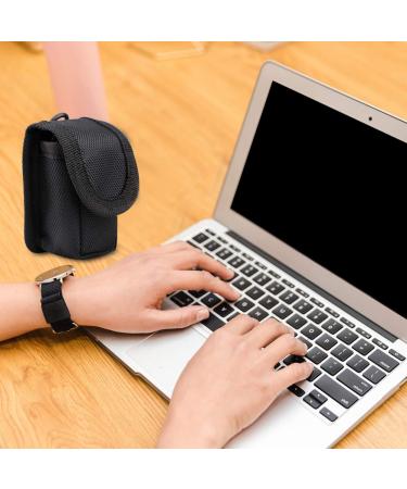 Potruwe Portable Carrier Bag for Fingertips Pulse Oximeter - Durable Organizer Shell 8.5x6.5x4 cm Black - Ideal for Oxygen Sensors - Buy Online on GoSupps.com