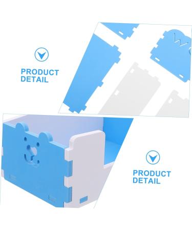 Yardwe 2 Pcs Hamster Toilet Critters Detachable Guinea Toilet Basin Chinchilla Toilet PVC Bathtub Small 15x10cmx2pcs Bluex2pcs - Buy Online on GoSupps.com