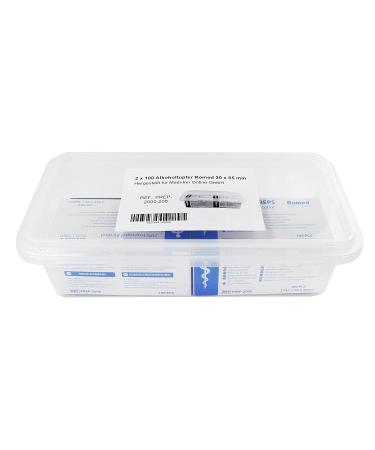 Romed 2-Ply Alcohol Swabs | 30x65mm | 200 pcs with Medi-Inn Storage Box - Buy Internationally - Buy Online on GoSupps.com