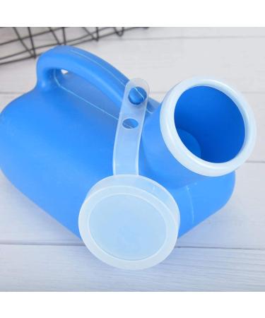2000 ml Urinals for Men-with Easy-Grip Handle Comfortable to Use Portable Blue- for Camping Travel Toilet Male Urine Urinal Bottle Happy - Buy Online on GoSupps.com