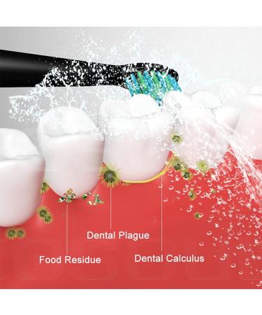 5 Pack Compatible Electric Toothbrush Replacement Heads for FW-507/508/515/551/917/959/D1/D3/D7/D8 - Black - Buy Online on GoSupps.com