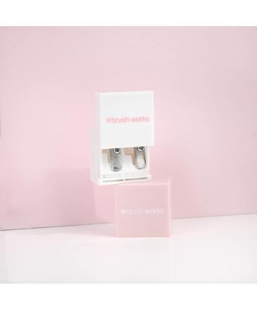 Brushworks Sharpener Duo - Dual Precision Eyeliner & Lip Pencil Sharpener for Perfectly Defined Makeup - Buy Online on GoSupps.com