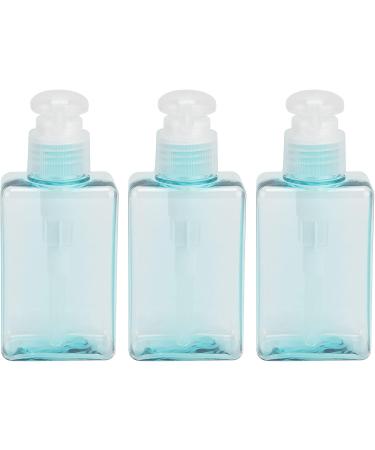 Buy Transparent Blue Pump Bottle - Ideal for Family Friends Travel & Vacation | Fast International Shipping - Buy Online on GoSupps.com