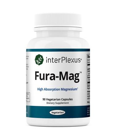 InterPlexus Fura-Mag - Highly Bioavailable Magnesium with Vitamin B6 - Gluten Free Dairy Free Soy Free - 90 Capsules (90 Servings)
