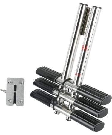 DasMarine Heavy Duty 3 Step Boat Marine Ladder | 316 Stainless Steel | Telescoping Tube | Transom Mounting Extension | Sport/Diver Access - Buy Online on GoSupps.com