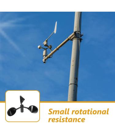 BESPORNBLE 3-Cup Wind Direction Indicator & Anemometer Cover | High-Quality Wind Speed Sensor Replacement for Accurate Weather Measurements - Buy Online on GoSupps.com