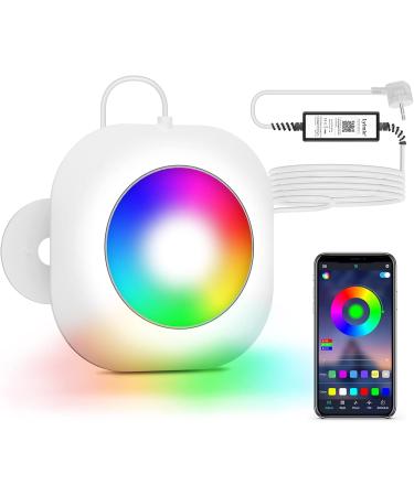 Lylmle 20W LED Pool Lights - Smart Color Changing Underwater Lights with App Control Dimmable Timer Schedule & IP68 Waterproof - 12V Magnetic Pool Lighting with 8m Installation Cable - Buy Online on GoSupps.com