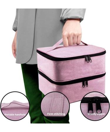 YUSSEQDD Stylish Appearance And Safe Nail Polish Storage Bag For 30 Grids Polyester 30 Grids Nail Polish Storage Bag Easy - Buy Online on GoSupps.com