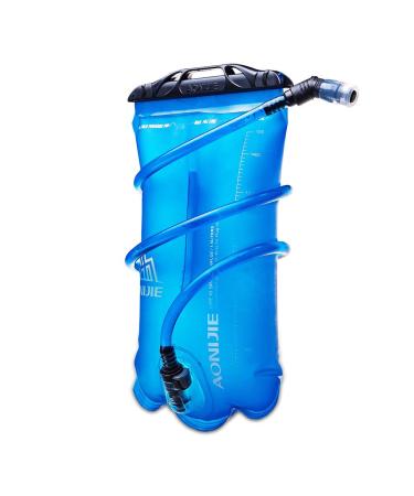 AONIJIE Foldable Hydration Bladder Leakproof Water Bag Water Reservoir For Outdoor Hiking Backpacking Running Cycling (1.5L-TPU)