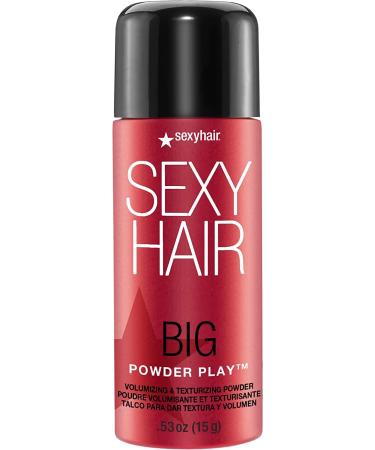 SexyHair Big Powder Play Volumizing & Texturizing Powder | Colorless on Hair | Fragrance Free | Instant Lift Powder Play Styling Powder | 0.53 oz